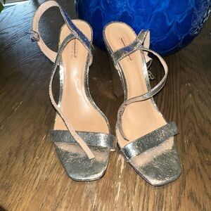 Schultz  Silver Strappy Sandals